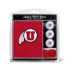 Utah Utes Golf Gift Set with Embroidered Towel