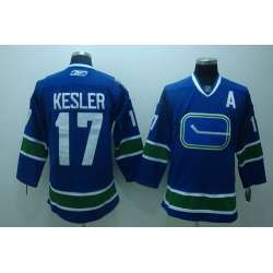 Vancouver Canucks #17 Kesler Blue 3rd Jerseys