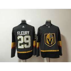 Vegas Golden Knights #29 Marc-Andre Fleury Gray Adidas Stitched Jersey