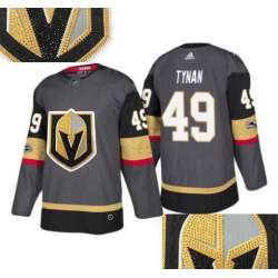 Vegas Golden Knights #49 Tynan Gray With Special Glittery Logo Adidas Jersey