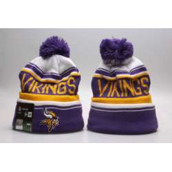 Vikings Team Logo Purple Knit Hat