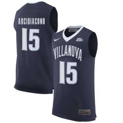 Villanova Wildcats 15 Ryan Arcidiacono Navy College Basketball Elite Jersey Dzhi
