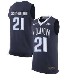 Villanova Wildcats 21 Dhamir Cosby Roundtree Navy College Basketball Elite Jersey Dzhi
