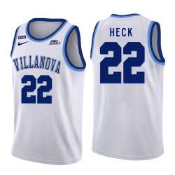 Villanova Wildcats 22 Peyton Heck White College Basketball Jersey Dzhi
