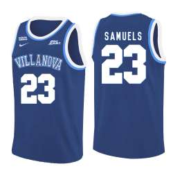 Villanova Wildcats 23 Jermaine Samuels Blue College Basketball Jersey Dzhi