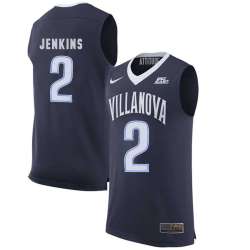 Villanova Wildcats 2 Kris Jenkins Navy College Basketball Elite Jersey Dzhi