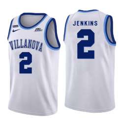 Villanova Wildcats 2 Kris Jenkins White College Basketball Jersey Dzhi