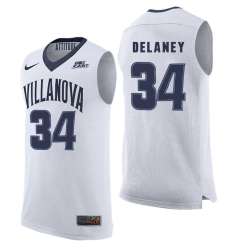 Villanova Wildcats 34 Tim Delaney White College Basketball Elite Jersey Dzhi
