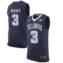 Villanova Wildcats 3 Josh Hart Navy College Basketball Elite Jersey Dzhi