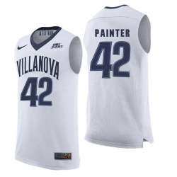 Villanova Wildcats 42 Dylan Painter White College Basketball Elite Jersey Dzhi