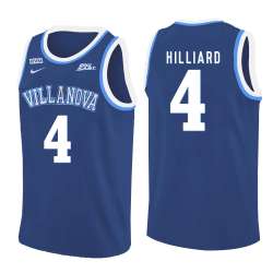 Villanova Wildcats 4 Darrun Hilliard Blue College Basketball Jersey Dzhi