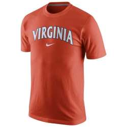Virginia Cavaliers College Nike Wordmark WEM T-Shirt - Orange