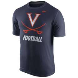 Virginia Cavaliers Nike 2015 Sideline Dri-FIT Legend Logo WEM T-Shirt - Navy Blue