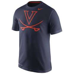 Virginia Cavaliers Nike Performance Travel WEM T-Shirt - Navy Blue