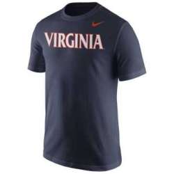 Virginia Cavaliers Nike Wordmark WEM T-Shirt - Navy Blue