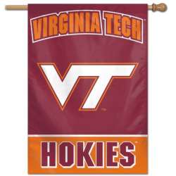 Virginia Tech Hokies Banner 28x40 Vertical - Special Order