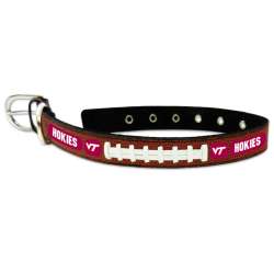 Virginia Tech Hokies Classic Leather Large Football Collar
