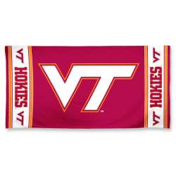 Virginia Tech Hokies Towel 30x60 Beach Style - Special Order