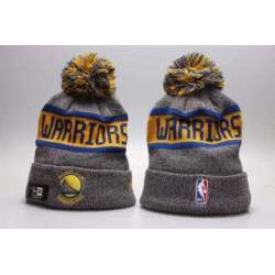 Warriors Team Logo Gray Knit Hat YPMY