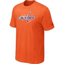 Washington Capitals Big & Tall Logo Orange T-Shirt