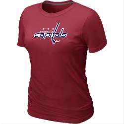 Washington Capitals Big & Tall Women's Logo Red T-Shirt