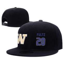 Washington Huskies #20 Markelle Fultz Black College Basketball Adjustable Hat