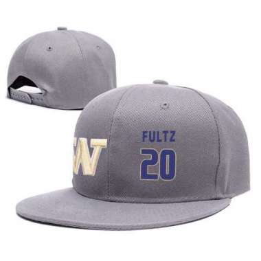 Washington Huskies #20 Markelle Fultz Gray College Basketball Adjustable Hat