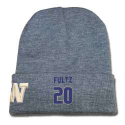 Washington Huskies #20 Markelle Fultz Gray College Basketball Knit Hat