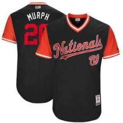Washington Nationals #20 Daniel Murphy Murph Majestic Navy 2017 Players Weekend Jersey JiaSu