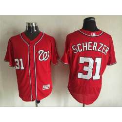 Washington Nationals #31 #31 Max Scherzer Red 2016 Flexbase Collection Stitched Jersey