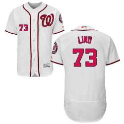 Washington Nationals #73 Adam Lind White Flexbase Stitched Jersey DingZhi