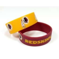 Washington Redskins Bracelets 2 Pack Wide
