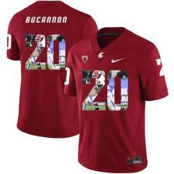 Washington State Cougars 20 Deone Bucannon Red Fashion College Football Jersey Dyin