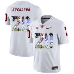 Washington State Cougars 20 Deone Bucannon White Fashion College Football Jersey Dyin