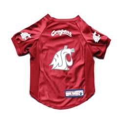 Washington State Cougars Pet Jersey Stretch Size M - Special Order