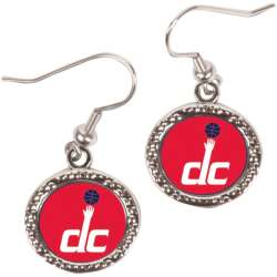 Washington Wizards Earrings Round Style - Special Order