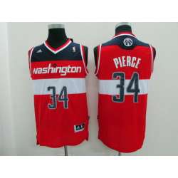 Washington Wizards #34 Paul Pierce Revolution 30 Swingman Red Jerseys
