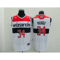 Washington Wizards #34 Paul Pierce Revolution 30 Swingman White Jerseys