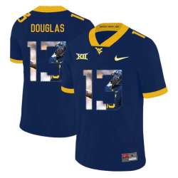 West Virginia Mountaineers 13 Rasul Douglas Navy Fashion College Football Jersey Dyin