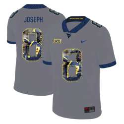 West Virginia Mountaineers 8 Karl Joseph Gray Fashion College Football Jersey Dyin