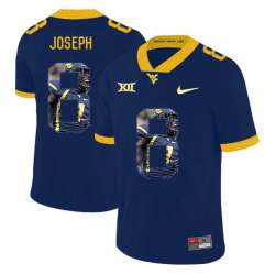 West Virginia Mountaineers 8 Karl Joseph Navy Fashion College Football Jersey Dyin