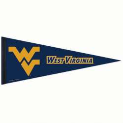 West Virginia Mountaineers Pennant 12x30 Premium Style - Special Order
