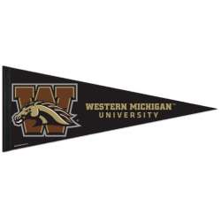 Western Michigan Broncos Pennant 12x30 Premium Style