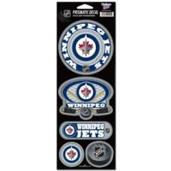 Winnipeg Jets Stickers Prismatic