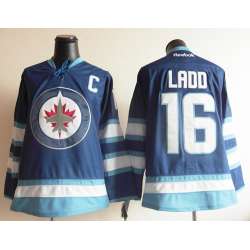 Winnipeg Jets #16 Andrew Ladd 2012 Replica Blue Jerseys