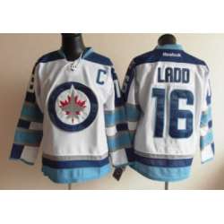 Winnipeg Jets #16 Andrew Ladd 2012 White Jerseys