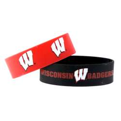 Wisconsin Badgers Bracelets 2 Pack Wide