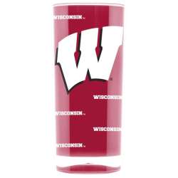 Wisconsin Badgers Tumbler - Square Insulated (16oz)