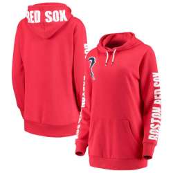 Women Boston Red Sox G III 4Her by Carl Banks 12th Inning Pullover Hoodie Red