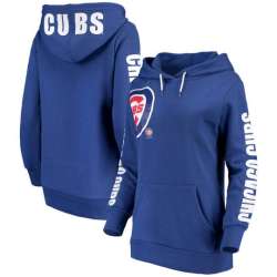Women Chicago Cubs G III 4Her by Carl Banks 12th Inning Pullover Hoodie Royal